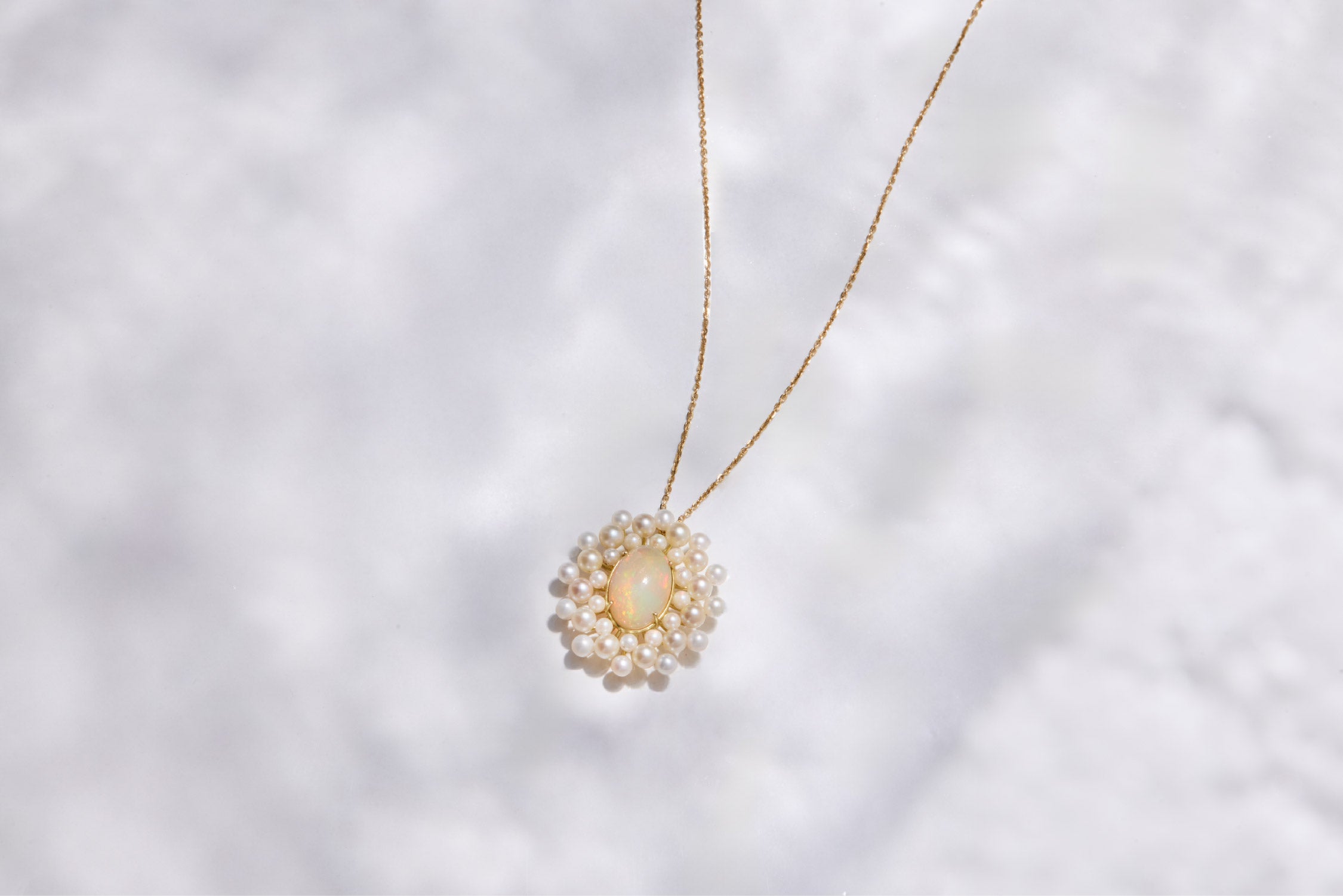 Opal & Pearl Necklace